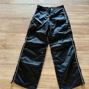 UNIF Black Pants with White Accents